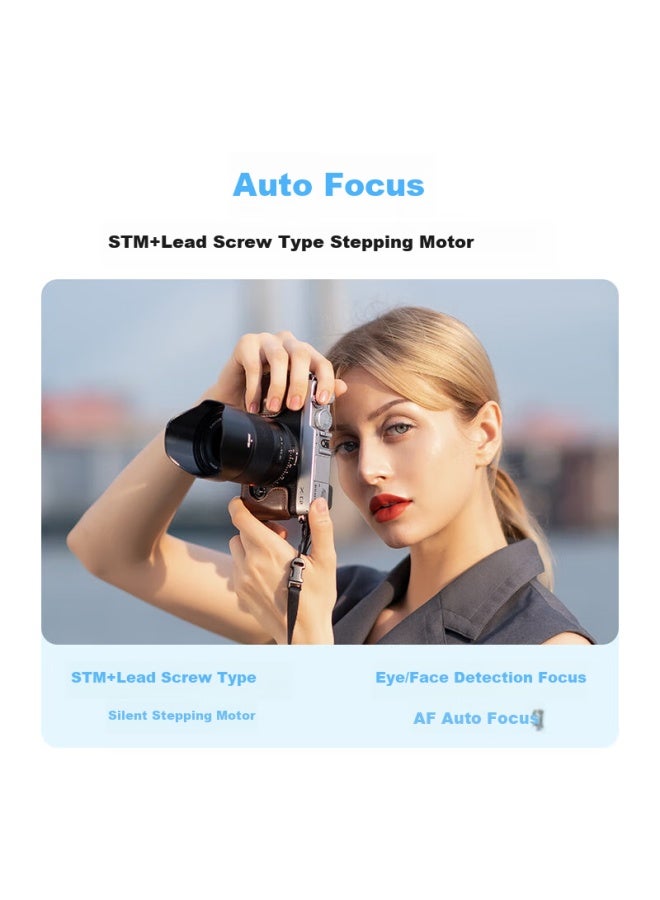 VILTROX فيلتروكس AF 56mm F1.4 E-mount تركيز تلقائي بفتحة عدسة واسعة للصور الشخصية ثابتة للكاميرا بدون مرآة سوني A5100 A6100 A6400 A6700 Zv-e10 - Image 2
