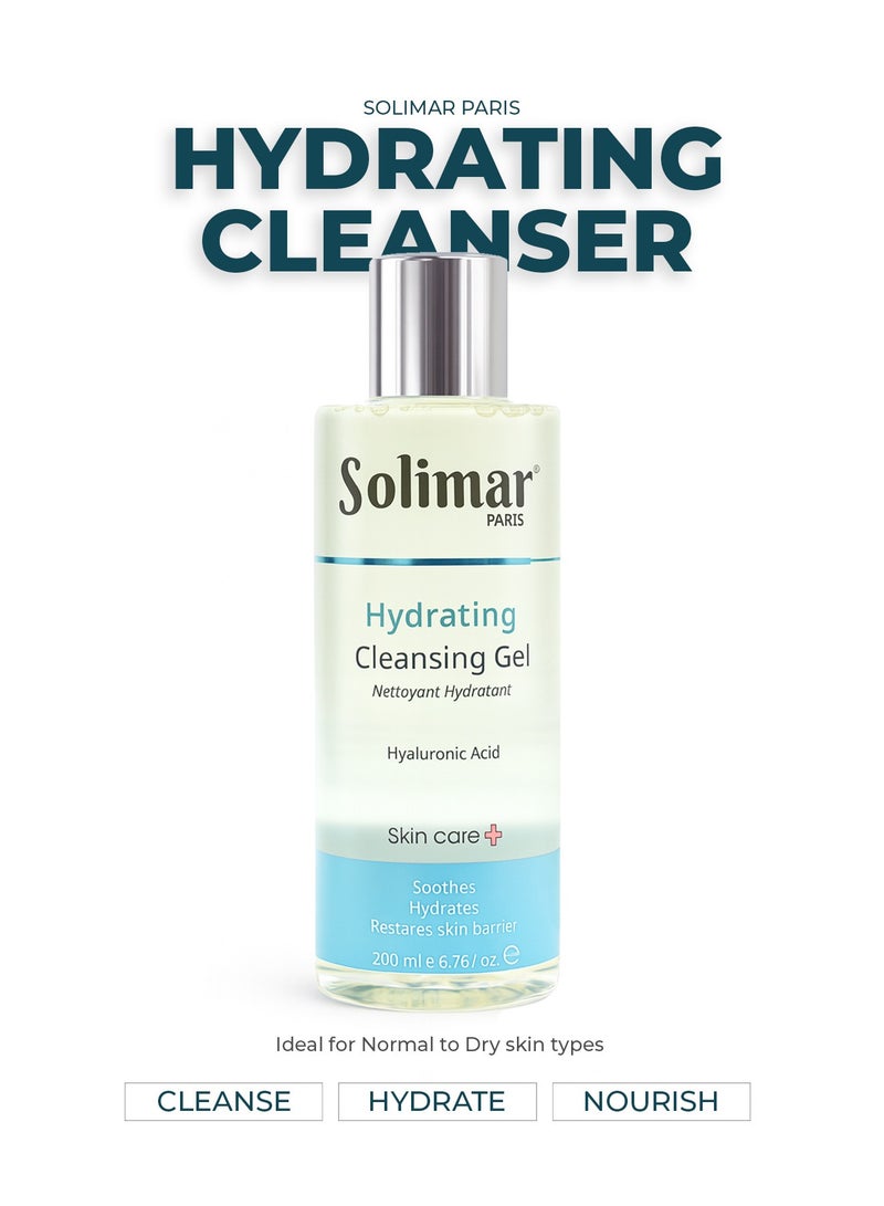 Solimar Paris Hydrating Cleanser – Gentle Face Wash for All Skin Types, Moisturizes & Brightens for Soft, Balanced, Radiant Skin - Image 4