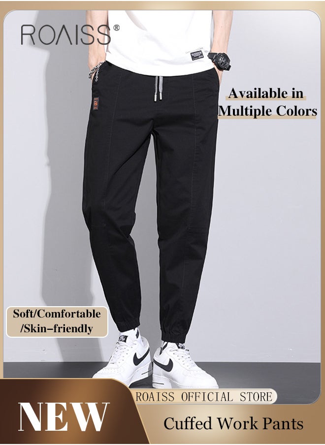 Men Fashionable and Comfortable Cotton Cargo Pants Loose Fit Joggers with Cuffed Ankles Ideal for Sports and Casual Wear - pzsku/ZC2EECB7A47C9D2BA8963Z/45/_/1700550623/9a53cdbe-4245-4529-af43-e5863a9a1da2