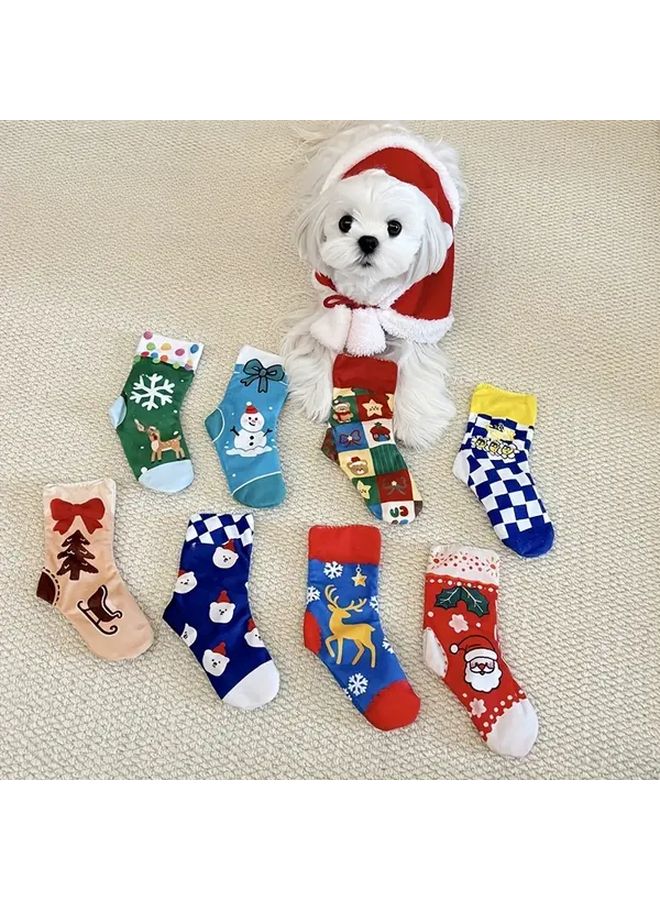 جوارب كلب لعبة مع صوت نسيج ممتع متين مقاوم للعض للجراء متوسطة الحجم ستايل E - Image 5