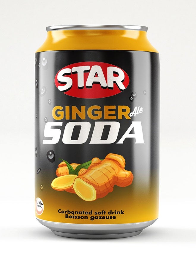 Star صودا الزنجبيل ستار 300 مل، عبوة من 24 - Image 2