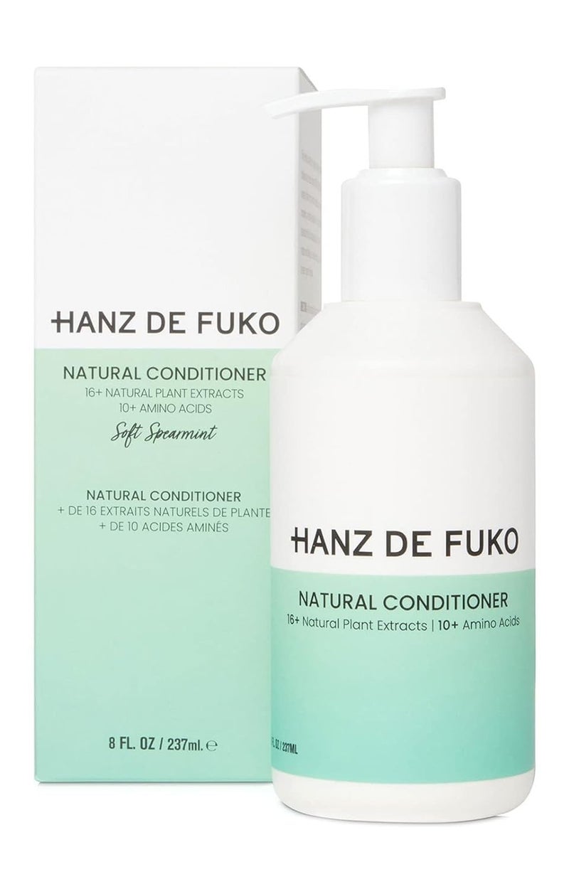 Hanz de Fuko Premium Natural Conditioner  Sulfate and Paraben Free  Fights Dandruff and Scalp Irritation  16 Natural Plant Extracts 8 oz