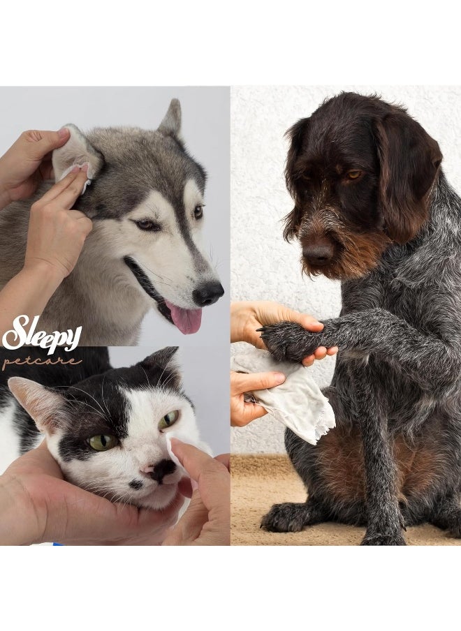 Sleepy - Pack Of 180 Pet Wipes Value Pack, 3 X 180 Wipes, Natural Bamboo, 99.5% Pure Water, Hypoallergenic, Alcohol-Free, Vegan, Gentle Cleaning For Pets - Image 1