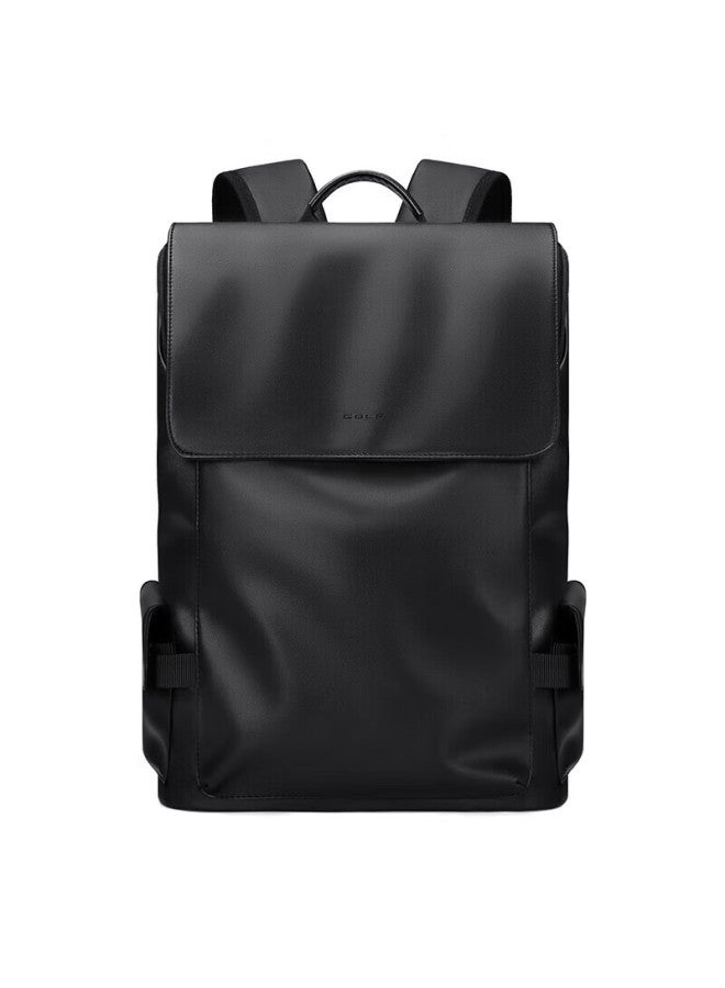 Golf Backpack For Men, Casual Soft Leather Backpack, Laptop Backpack For Students, Flip-top Travel Outdoor Business Sports Backpack - Image 2