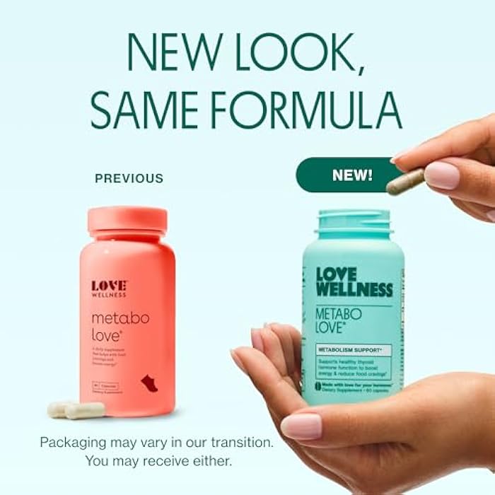 Love Wellness Metabolove | Metabolism Booster for Women Supplement | Combat Cravings & Boost Energy Supplement | Cortisol & Thyroid Support for Women | Stimulant Free, Vegan & Gluten-Free | 60 Count - Image 2