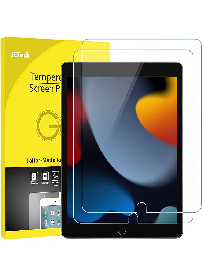 Jetech Screen Protector for iPad 10.2-Inch (2021/2020/2019 Model, 9/8/7 Generation), Tempered Glass Film, 2-Pack - Image 1