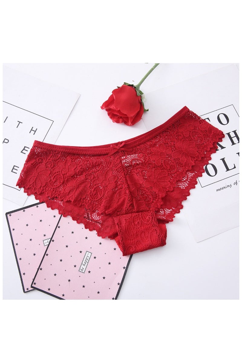 7 Pieces Women Underwear Seamless Lace Hipster Low Rise Panties  - Image 3