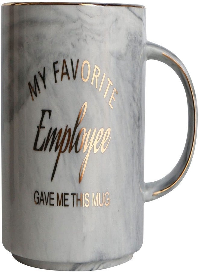 Mecai Boss Gift Ideas For Men-My Favorite Employee Gave Me This Coffee Mug 12 OZ-Funny Bosses Day Appreciation Present For Men Women, Thank You Gifts For Boss Male(Grey) - Image 1