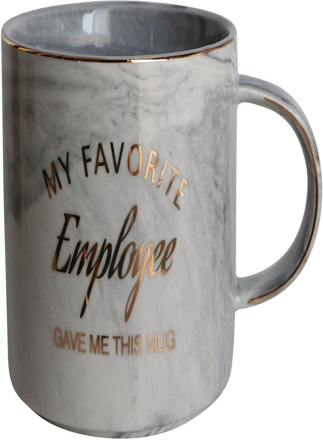 Mecai Boss Gift Ideas For Men-My Favorite Employee Gave Me This Coffee Mug 12 OZ-Funny Bosses Day Appreciation Present For Men Women, Thank You Gifts For Boss Male(Grey) - Image 2