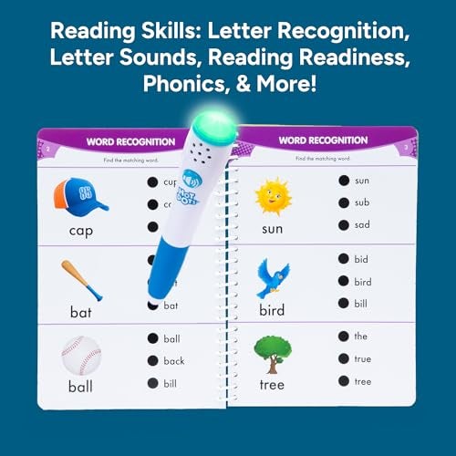 Educational Insights Hot Dots Preschool Reading Set - Preschool Workbooks with Interactive Pen, Homeschool Learning Activities, Learn to Read Activity Books for Kids Ages 4+ - Image 4