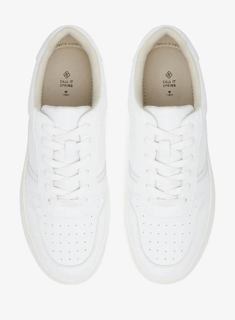 CALL IT SPRING WHITE Fresh Low Top Sneakers for Men | Best Price UAE