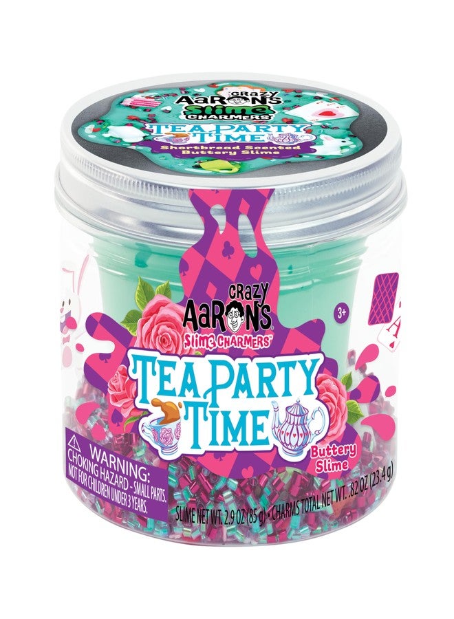 Crazy Aaron's(r) Slime Charmers- Tea Party Time Buttery Slime - Made in USA