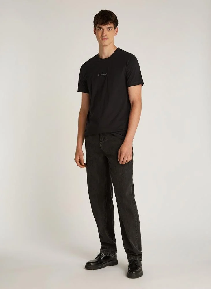 Calvin Klein Jeans Logo Print Crew Neck T-Shirt