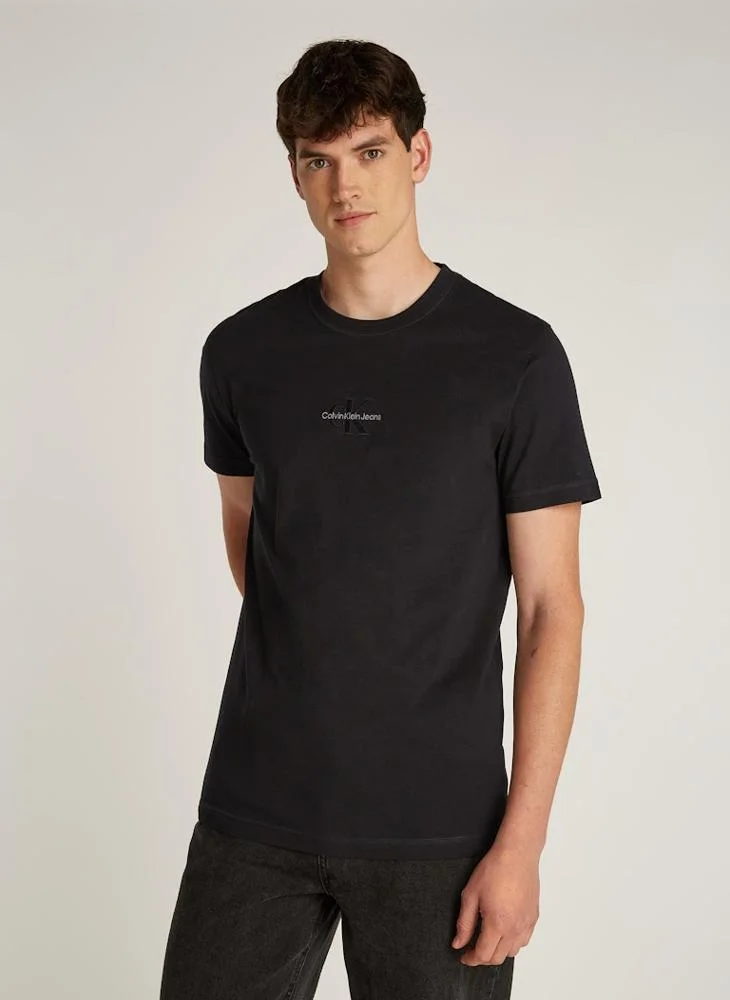 Calvin Klein Jeans Logo Print Crew Neck T-Shirt