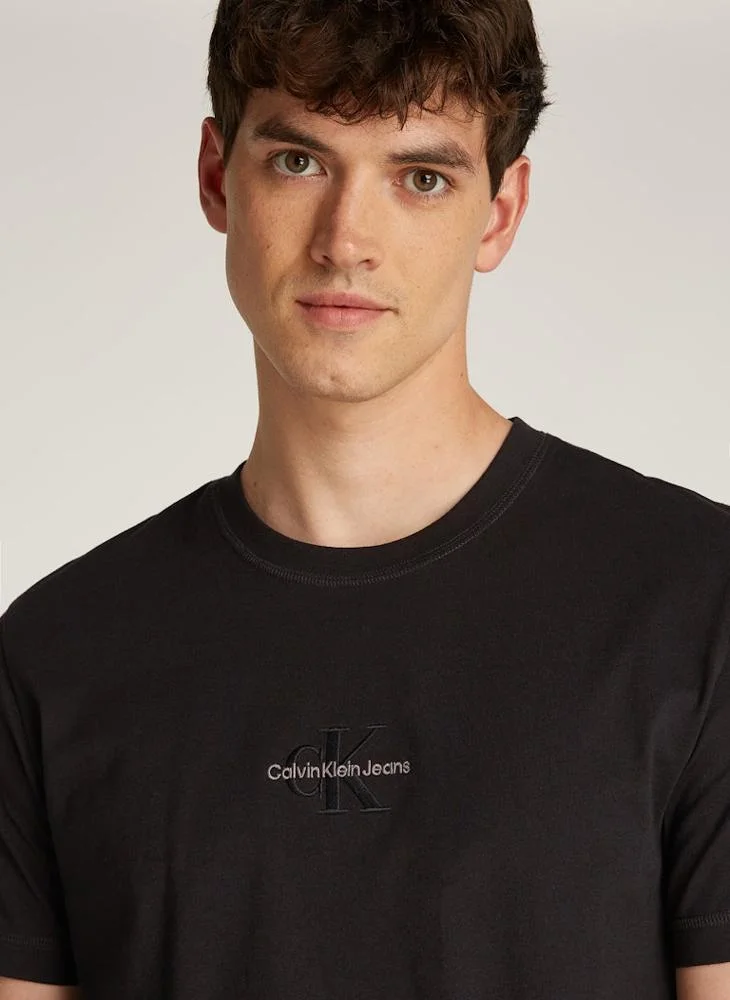 Calvin Klein Jeans Logo Print Crew Neck T-Shirt