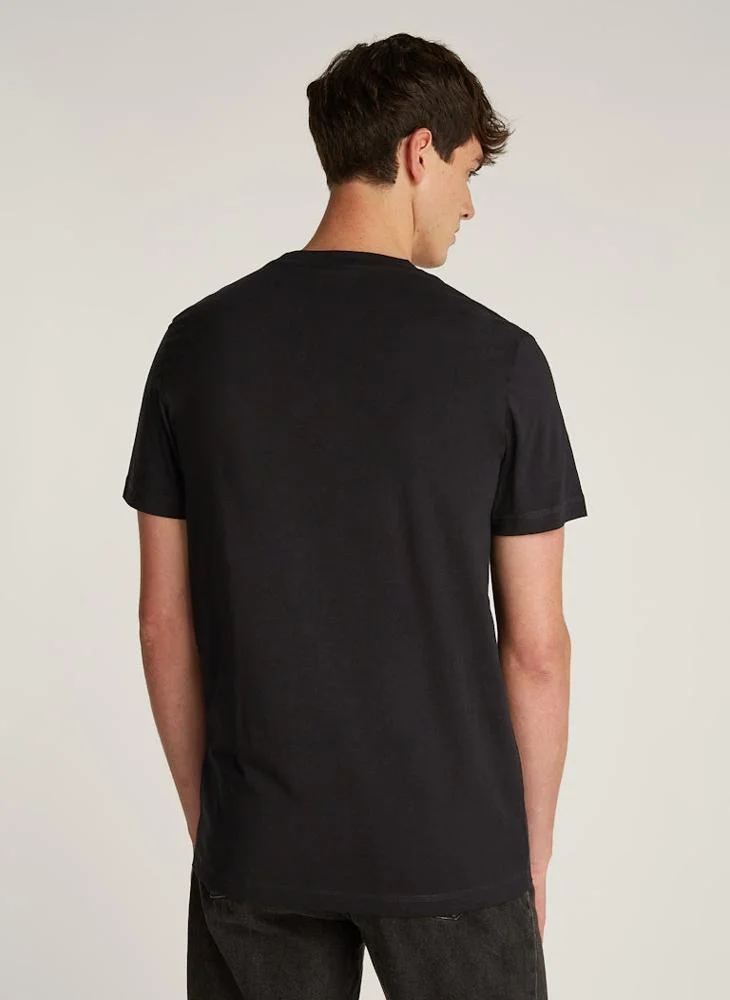 Calvin Klein Jeans Logo Print Crew Neck T-Shirt