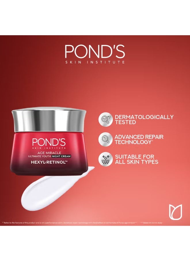 Pond's Pond's Age Miracle Night Cream 50 grams  - Image 5