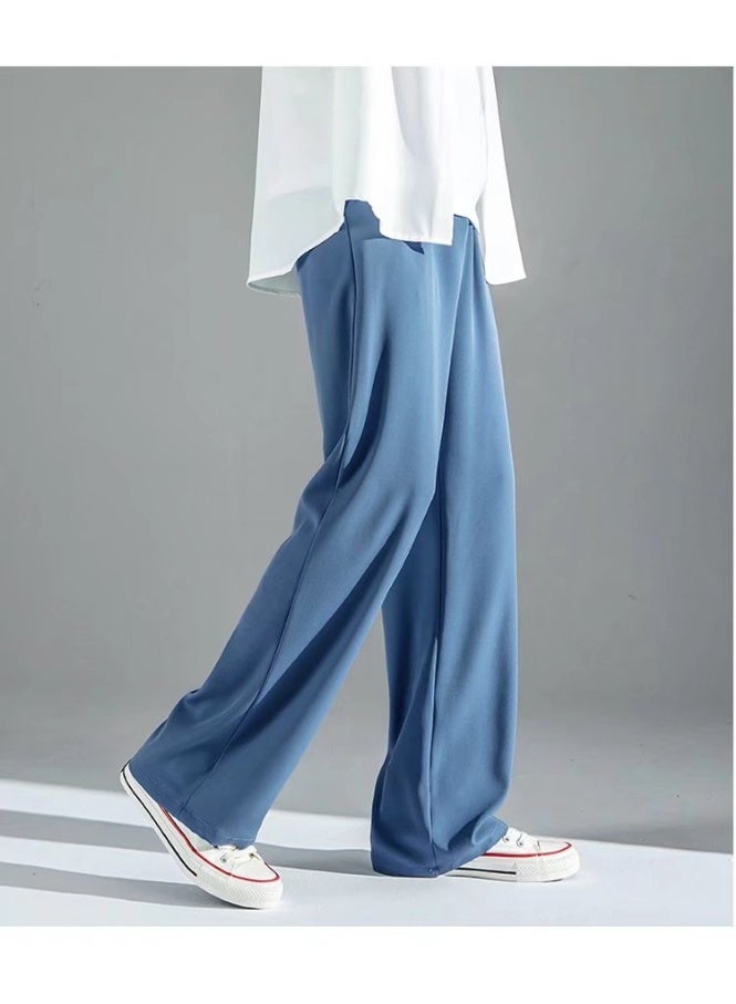 Nariele بنطال رياضي فضفاض مستقيم الساق من حرير الثلج الجديد - Image 3