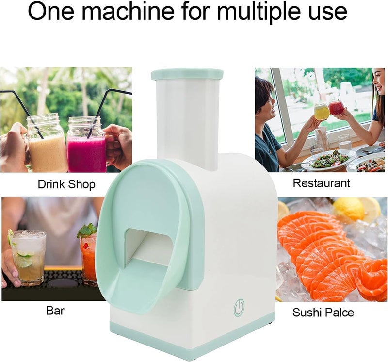 kankin mart kankin mart Ice Shaver with Builtin Rechargeable Batteries Perfect for Outdoor and Home Use Portable Shaved Ice Machine Snow Cone Machine Smart Ice Crusher  - Image 5