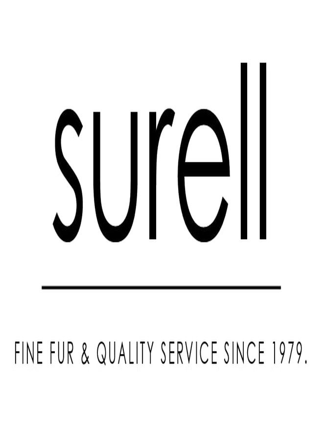 surell Rex Fur Scrunchie (Black Frost) - Image 4