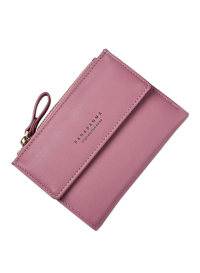 NIBEMINENT Multifunctional Leather Wallet Light Purple  - Image 1