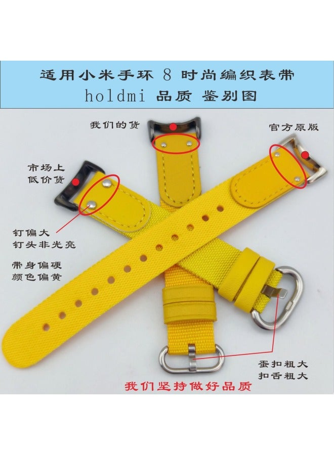 Suitable For Xiaomi Mi Band 10 Strap Xiaomi 9 Bracelet Official Same Style Woven Wristband Miband8 Woven Strap - Image 3