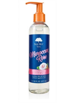 Bare Moroccan Rose Moisturizing Shave Oil, 7.7 fl oz, Gel-to-Oil Formula, Ultra Hydrating Barrier for a Close, Smooth Shave, For All Skin Types