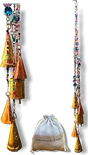 Siddhivinayak Overseas Siddhivinayak Overseas Metal Cow Gold Bells Decorative Brass Iron Vintage Hanging Decorations Bell for Christmas - Image 1