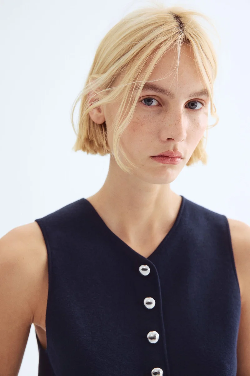 H&M Fine-knit waistcoat