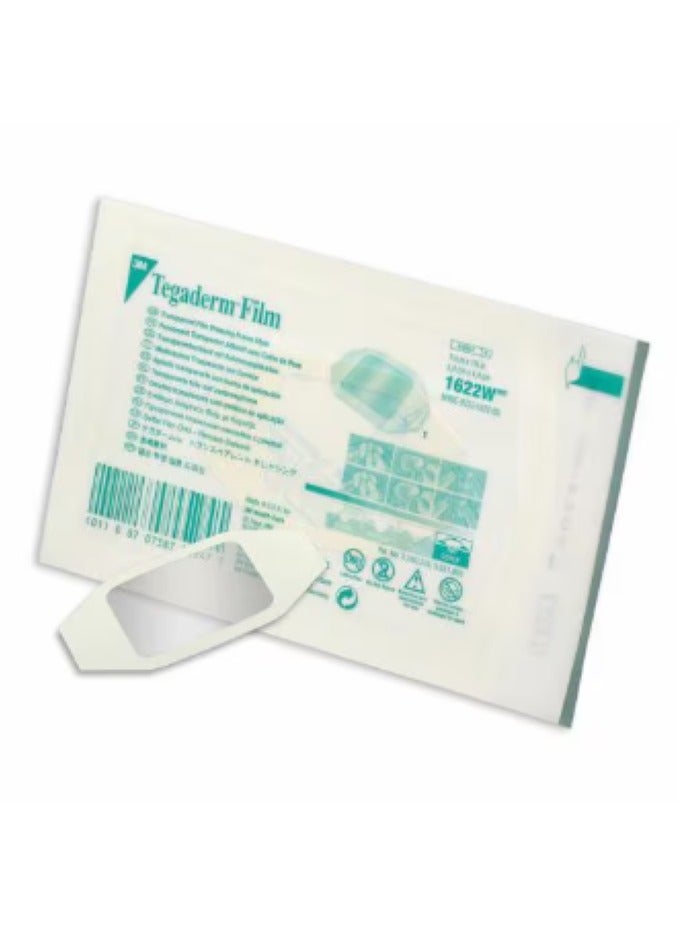 ثري ام 10 ضمادة فيلم شفاف من 3M تيجاديرم مقاس  ، 4.4 سم × 4.4 سم، موديل 1622W - Image 1