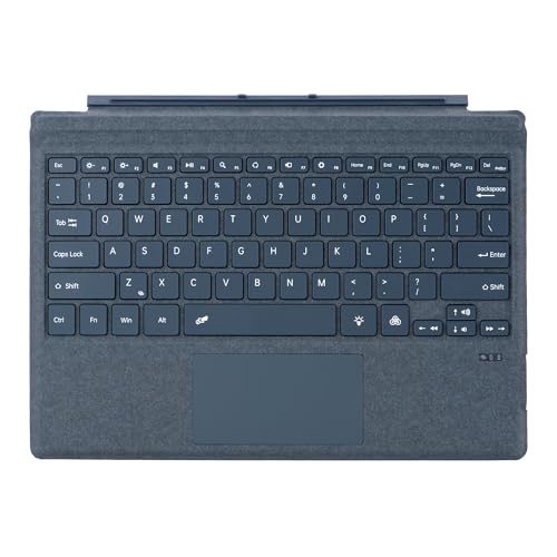 Zoof Type Cover for Microsoft Surface Pro 7 Pro 76 54 3 123 inch UltraSlim Wireless Bluetooth Tablet Keyboard with Multi Touchpad Sapphire - Image 1