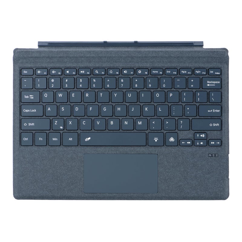 Zoof Type Cover for Microsoft Surface Pro 7 Pro 76 54 3 123 inch UltraSlim Wireless Bluetooth Tablet Keyboard with Multi Touchpad Sapphire - Image 2