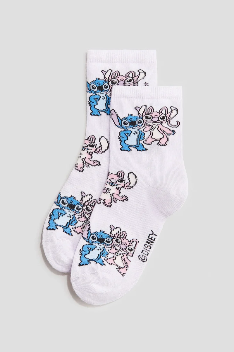 H&M 5-pack motif-detail socks