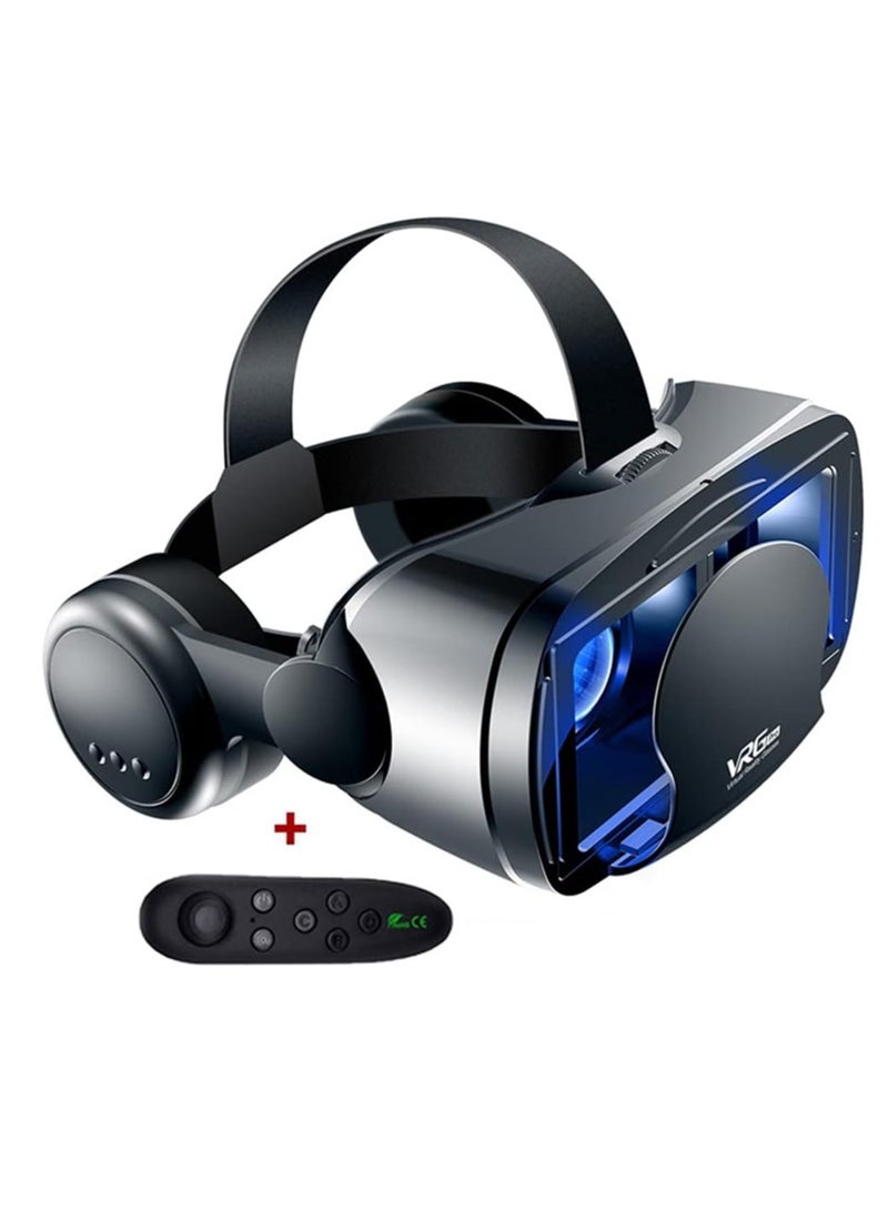 VRG Pro 3D VR Glasses VR Headset Virtual Reality Headset for iPhone and Android 5.0-7.0 Inch Play your best mobile games and 360 movies on all Android smartphones - Image 1