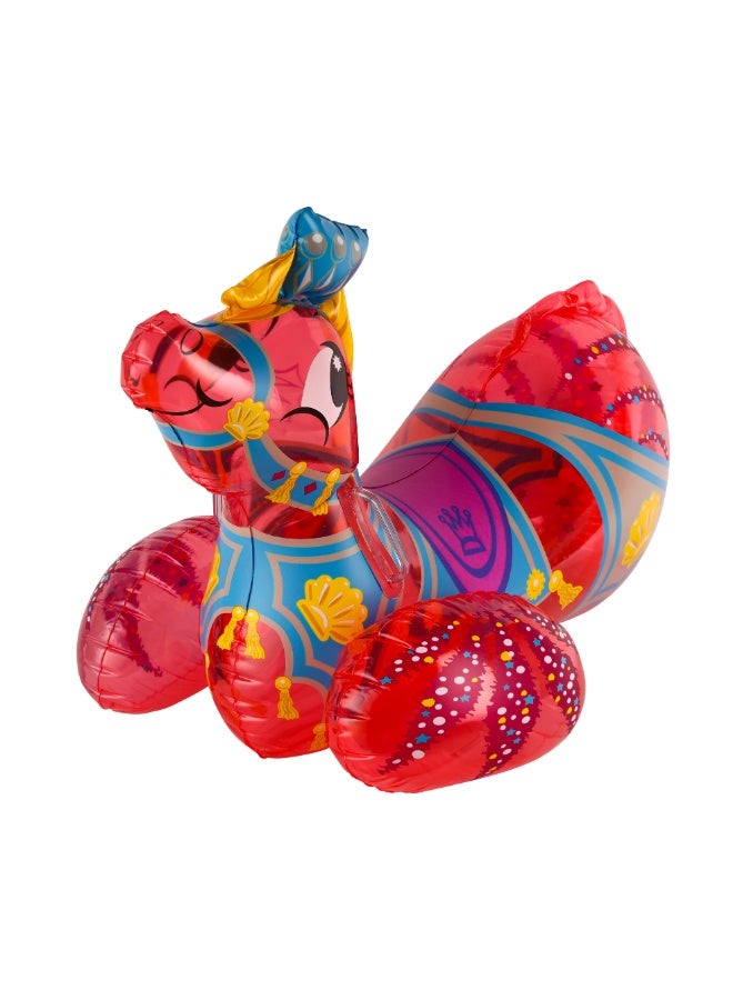 Epsilon Epsilon Sea Horse Rider-100 cm (42"), Safe Pool Float, for 3+ Years/ PVC-Free, Perfect for Beach, Pool, Water Play/  EPSSE1664 , Pink  - Image 2