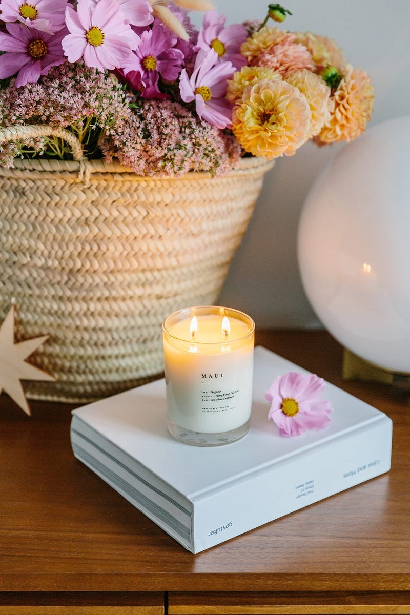 Brooklyn Candle Studio Maui Classic 2 Wick Candle - Luxury Scented Candle, Vegan Soy Wax, Hand Poured in The USA, 70 Hour Slow Burn Time - 13oz - Image 3