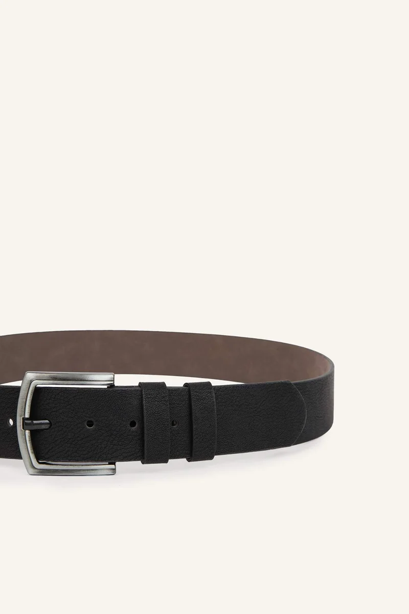 Defacto  Man Rectangle Clasp Faux Leather for Men | Best Price UAE