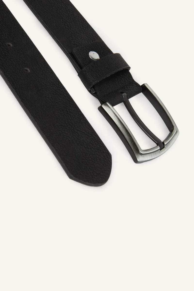 Defacto  Man Rectangle Clasp Faux Leather for Men | Best Price UAE