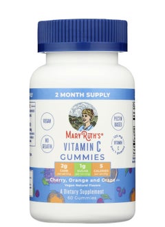 MaryRuth Organics Vitamin C Gummies | Supplement for Immune Support & Overall Health | Immune Support Supplement | Vitamin C for Adults & Kids | Vegan | Non-GMO | 60 Servings  - Image 1
