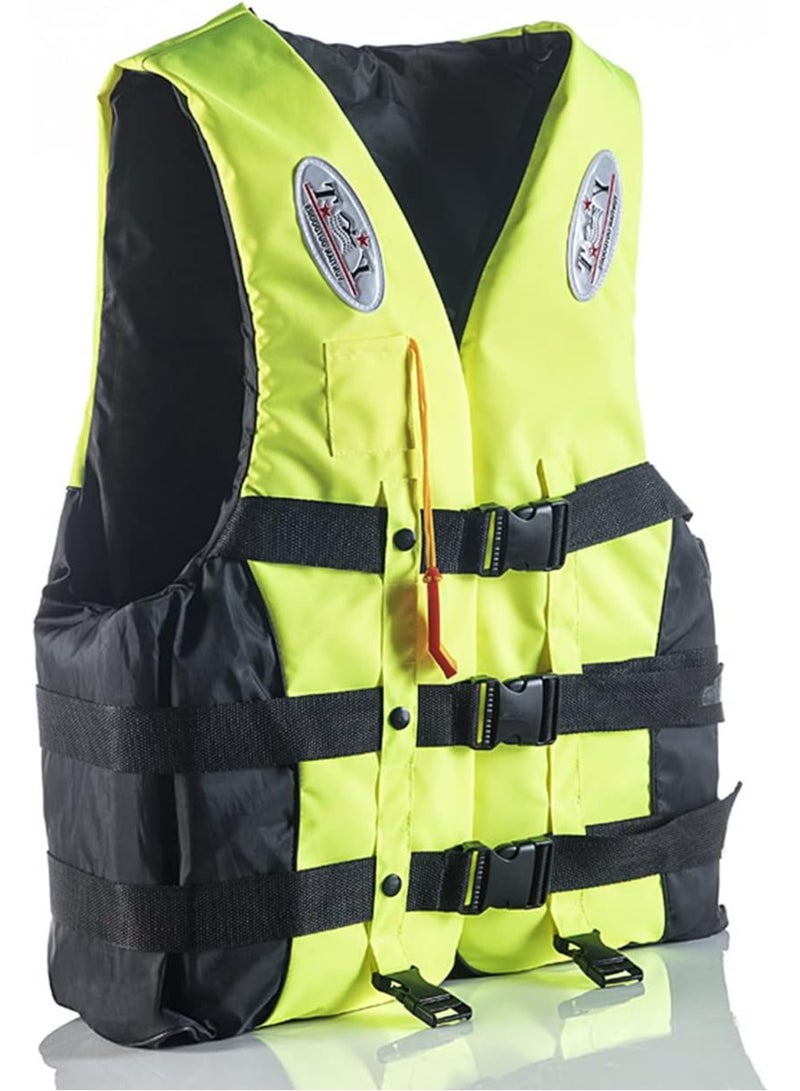 REBENUO Life Jacket Safety Vests Water Suit Kayak Boating Swimming Surfing Drifting Gear Size {XXL} .90 to 120 Kg (phosphorus) - Image 3