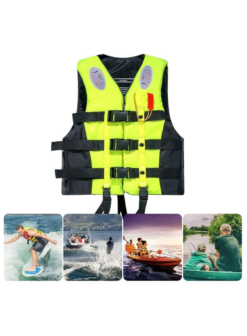 REBENUO Life Jacket Safety Vests Water Suit Kayak Boating Swimming Surfing Drifting Gear Size {XXL} .90 to 120 Kg (phosphorus) - Image 2