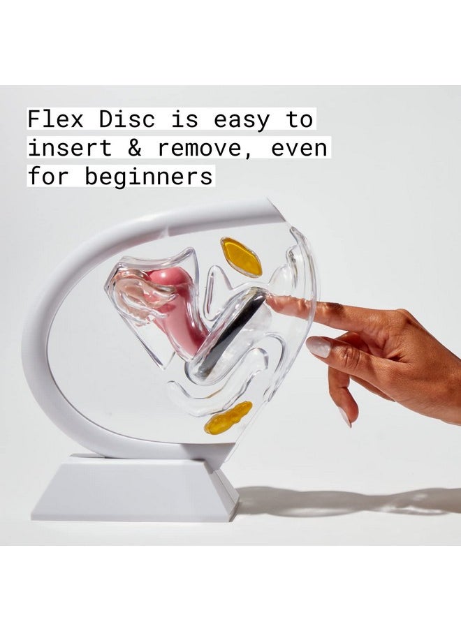 FLEX - Flex Menstrual Discs | Disposable Period Discs | Reduce Cramps & Dryness | Beginner-Friendly Tampon Alternative | Capacity of 5 Super Tampons | Made in Canada | 12 Count - Image 1