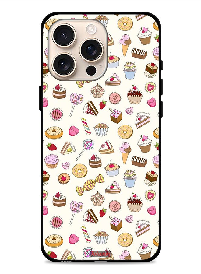 Tolwak Apple iPhone 16 Pro Protective Case Cover Pattern Of Favorite Items - Image 1