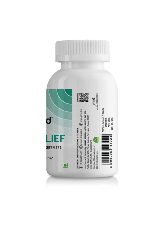 Unived Acne Relief | Acne Supplement Formulated to combat Acne from within | Zinc, Niacinamide, Green Tea, & Milk Thistle | 60 Vegan Caps, One Month Supply - Image 4