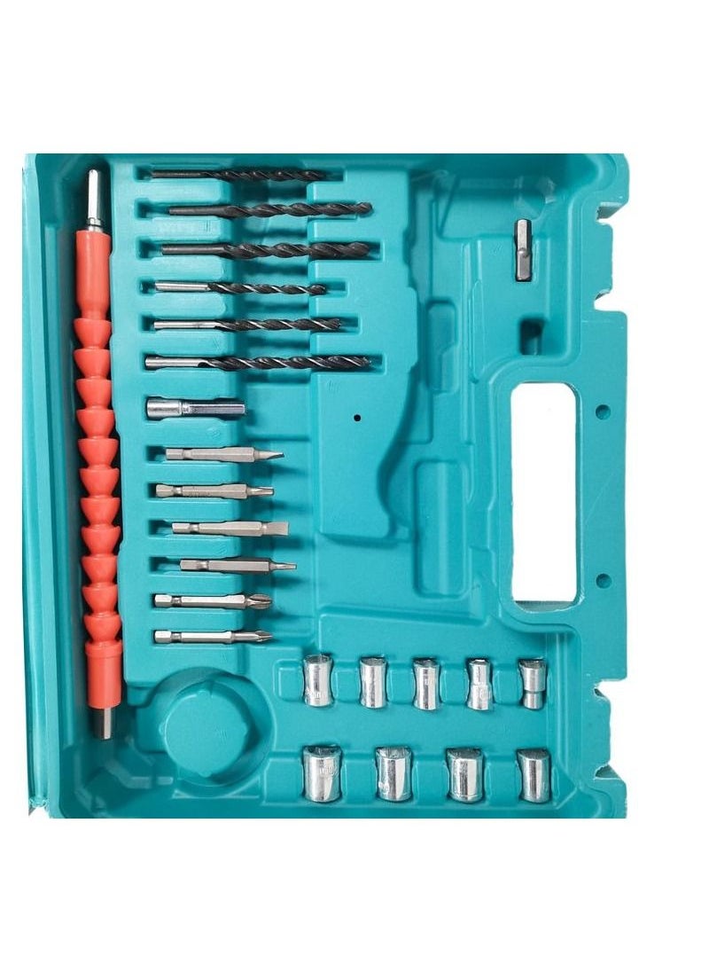 Masaki - MASAKI Wireless Electric Screwdriver Cordless Drill Machine 2 Batteries 12V 1.5Ah 1300rpm 10mm JL330 - Image 1