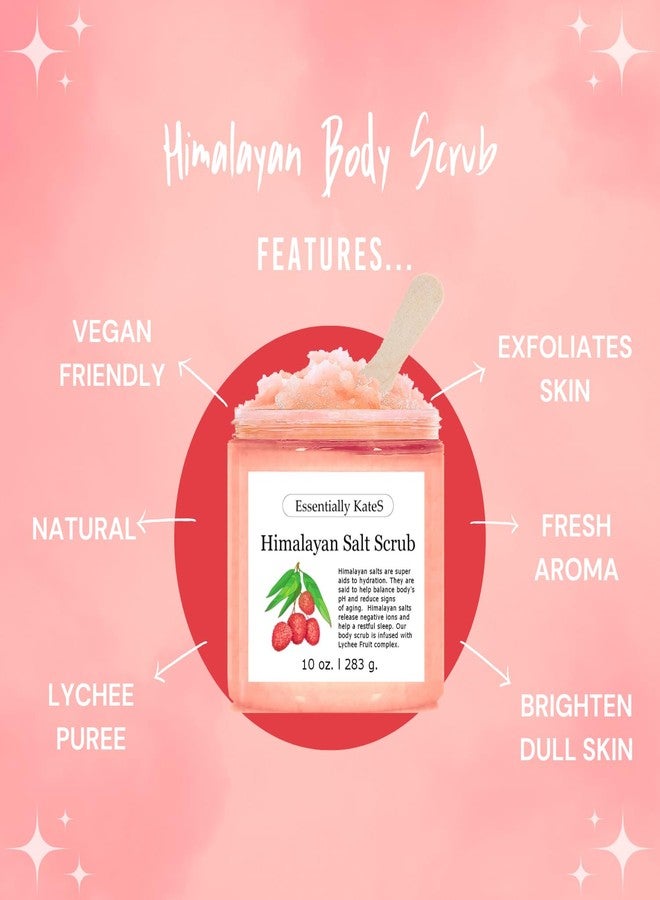 Essentially KateS Himalayan Salt Scrub 10 oz - UNCOVER ULTIMATE SKIN HYDRATION and bestow glowing, healthier skin - The best stocking stuffer. - Image 2