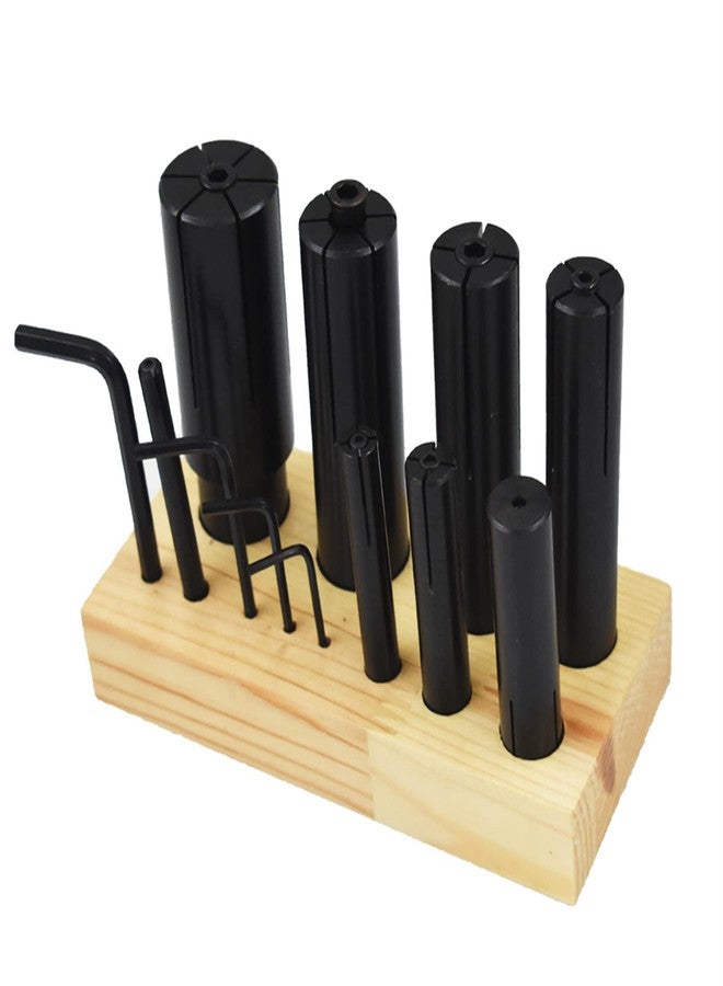 findmall 8Pcs Expanding Arbors Set Mandrels 1/4 Inch to 1-1/4 Inch High Accuracy Ring Mandrel Lathe Milling - Image 1
