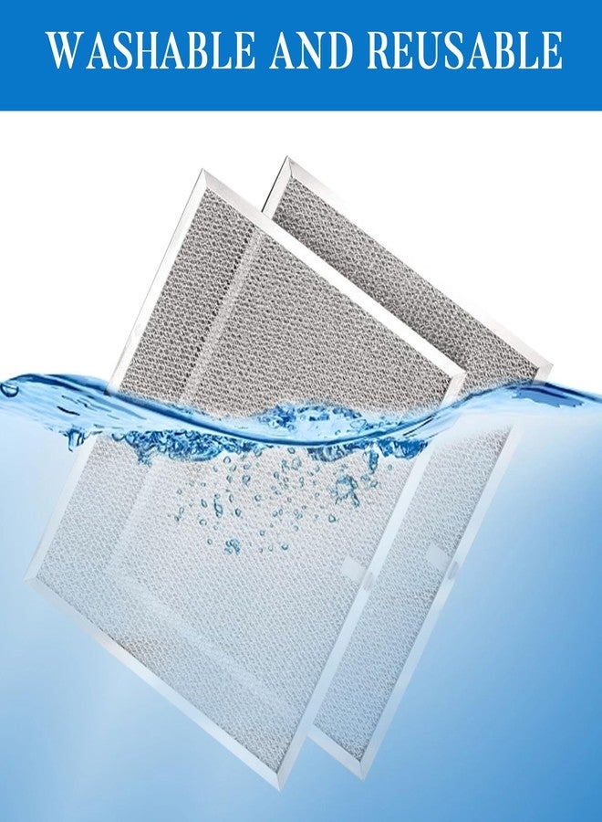 Carkio BPS1FA30 Range Hood Aluminum Filter, 11-3/4" x 14-1/4" x 3/8"-Mesh Aluminum Filter Fit for B-roan/Nutone Grease Range Hood -Replaces 99010299 S99010305 S99010299 AP3378953 8322-2 Pack - Image 4