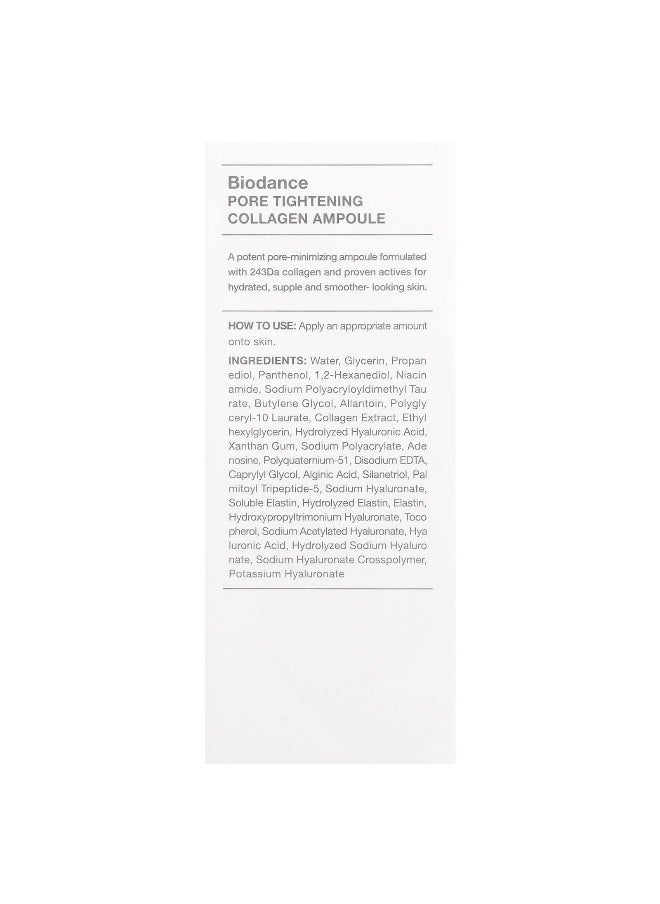 BIODANCE Biodance, Pore Tightening Collagen Ampoule, 1.69 fl oz (50 ml)  - Image 3