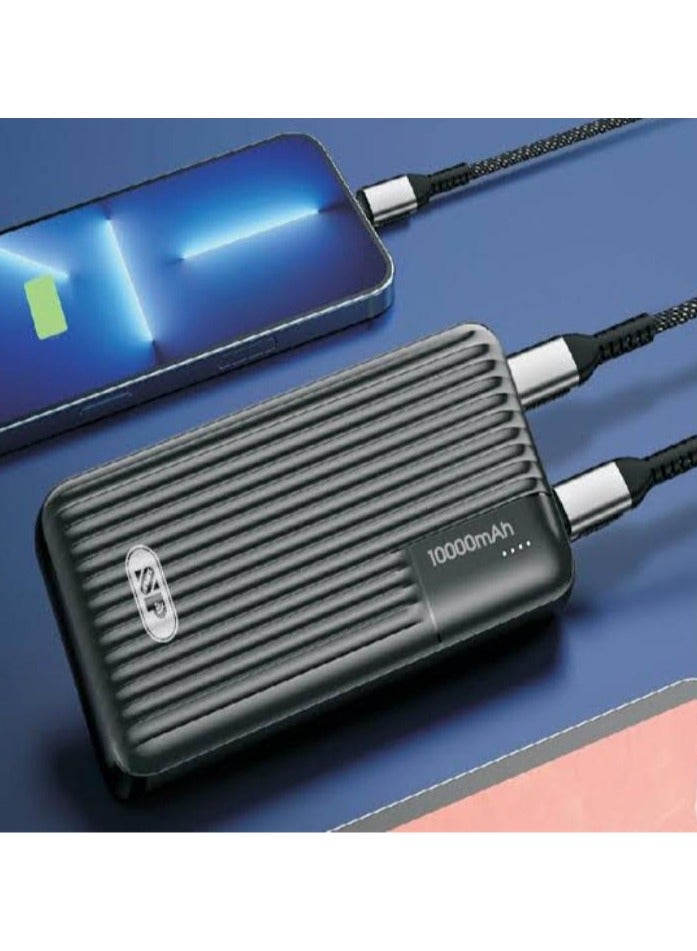 سناب بنك طاقة ISNUP بسعة 10000 مللي أمبير/ساعة مع شحن سريع بقوة 22.5 واط ومنفذ USB مزدوج - طراز 010060 - Image 2